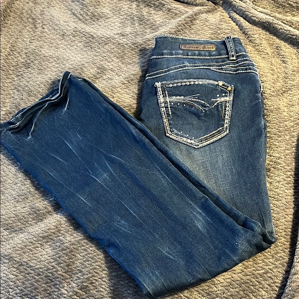 Rhythm in Blues Boot-Cut Jeans
